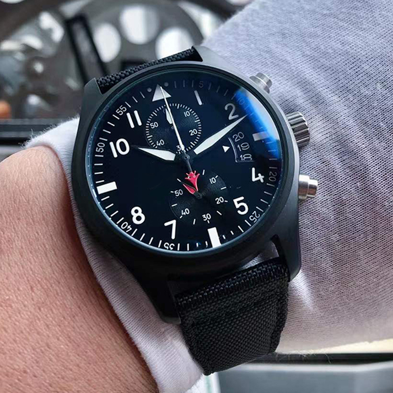 10 Styles watches mens AAA luxury watch Black dial case quartz Watch Chronograph function sapphire glass leather strap Luminous montre de luxe Oyster Perpetual, Only make watch waterproof
10 Styles watches mens AAA luxury watch Black dial case quartz Watch Chronograph function sapphire glass leather strap Luminous montre de luxe Oyster Perpetual, Only make watch waterproof
