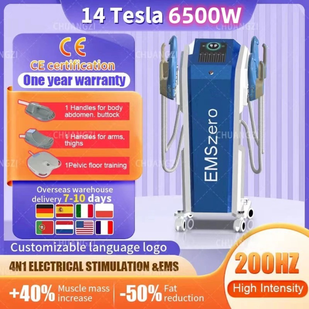 DLS-EMSLIM Nova Hi-emt EMS Machine 14 Tesla 6500W Body Slimming Muscle Sculpt Pelvic Stimulation Pad Optional Beauty machine
DLS-EMSLIM Nova Hi-emt EMS Machine 14 Tesla 6500W Body Slimming Muscle Sculpt Pelvic Stimulation Pad Optional Beauty machine