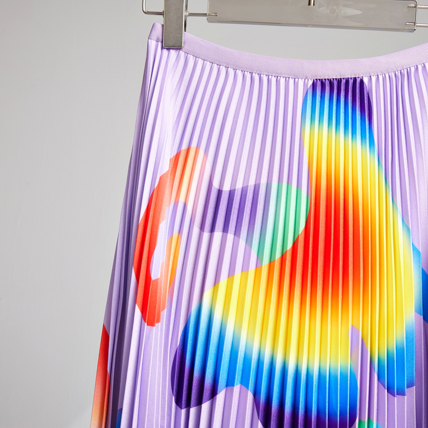 Two Piece Dress Bohemian Vacation Beach 2pcs Set Women Stand Collar Knitted Pullover Tops Elastic Waist Floral Print Pleated Long Skirts Suits 2024