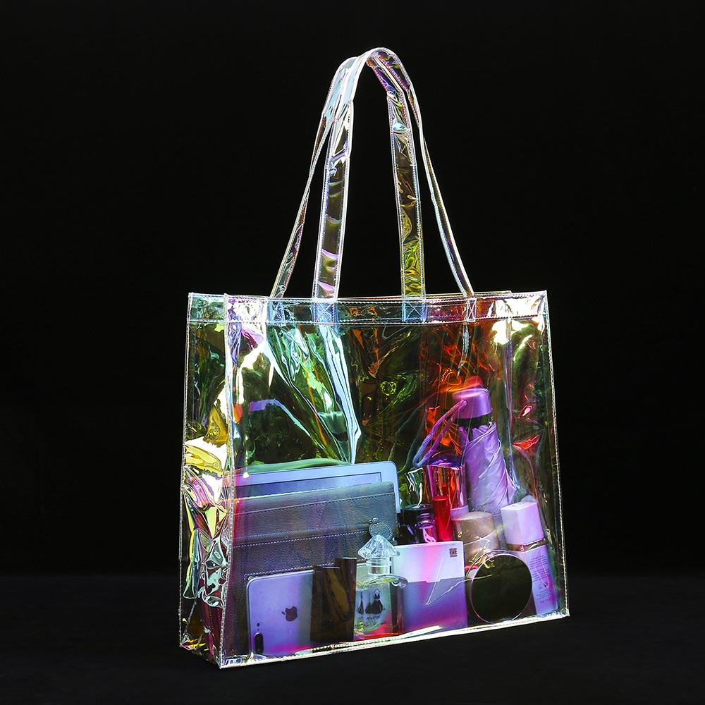 Shopping Bags Clear Hologram Shopping Bag Iridescent Premium Glitter Shopper 230404, Red
Shopping Bags Clear Hologram Shopping Bag Iridescent Premium Glitter Shopper 230404, Red