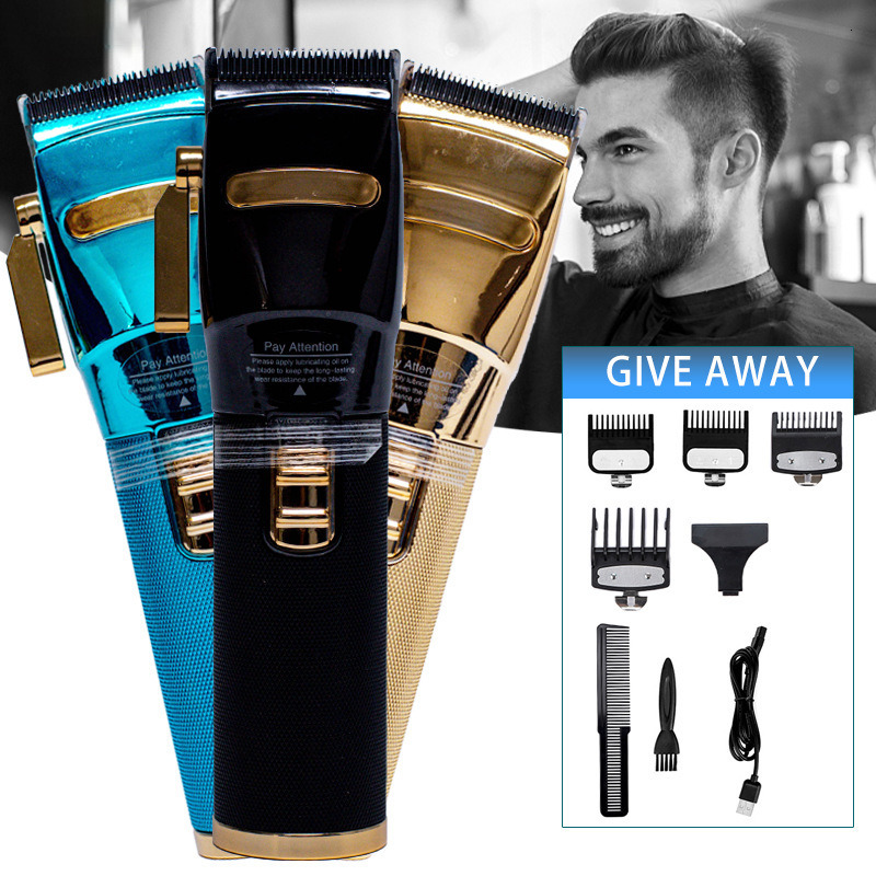 Hair Trimmer Professional Hair Clipper for Men's Hair Salon Push White Bald Retro Oil Head Hair Trimmer Shaver Wireless Hair Cutting Machine 2304