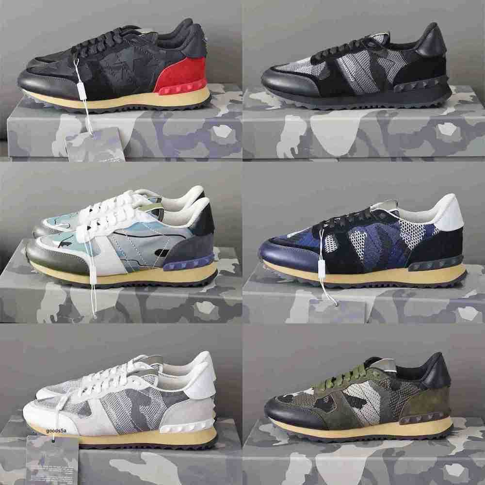 Sneakers Designer Shoes Suede Flats Rockrunner Trainers Casual Shoes Men Stud Rockrunner Camouflage Fashion Le Valentinoe''Valentinoity QME 2IG6
Sneakers Designer Shoes Suede Flats Rockrunner Trainers Casual Shoes Men Stud Rockrunner Camouflage Fashion Le Valentinoe''Valentinoity QME 2IG6