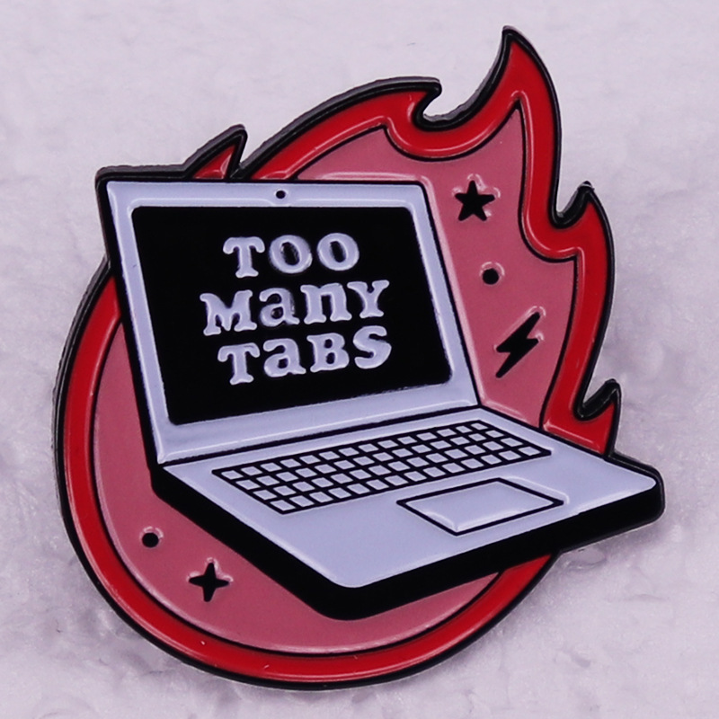 Too many tabs Enamel pins Laptop computer badges Cute Anime Movies Games Hard Enamel Pins Collect Metal Cartoon Brooch Backpack Hat Bag Collar Lapel Badges, As picture
Too many tabs Enamel pins Laptop computer badges Cute Anime Movies Games Hard Enamel Pins Collect Metal Cartoon Brooch Backpack Hat Bag Collar Lapel Badges, As picture