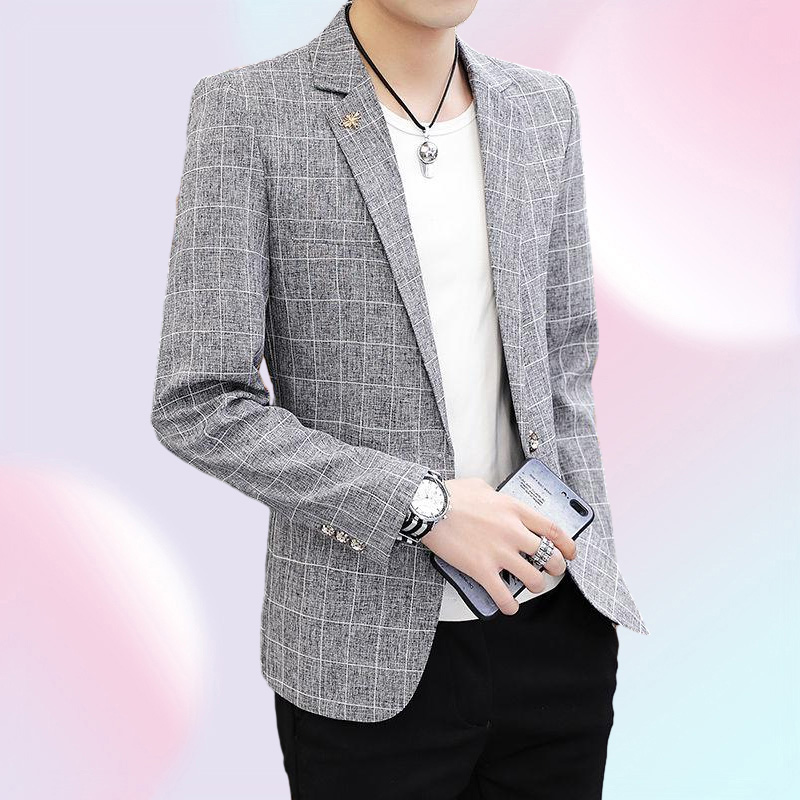 Men039s Suits Blazers Men39s Blazer Fashion Spring Summer Clothing Male Suit Jacket Casual Slim Fit Fancy Party Singer Bla