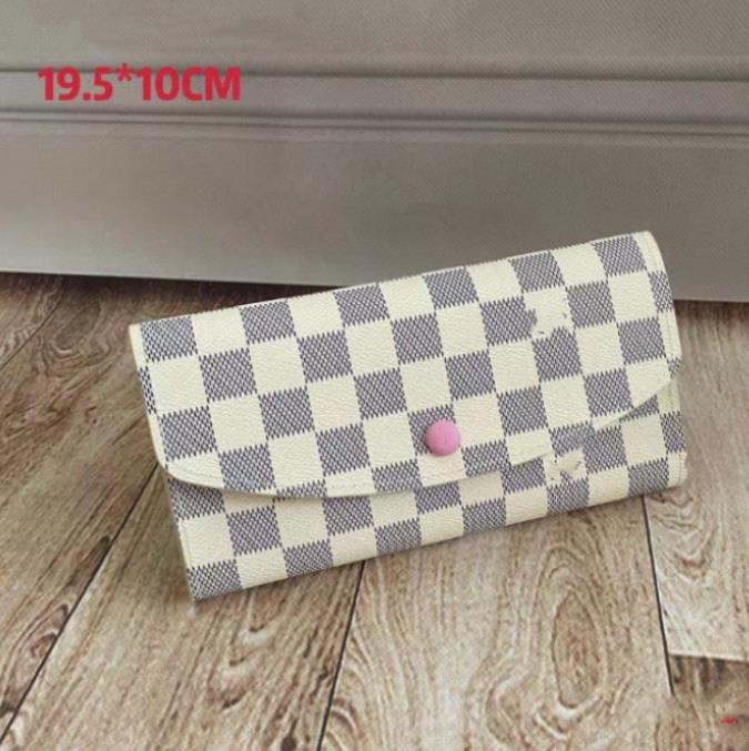 High-end womens Wallet Classic Button Women long Wallets Fashion Shows Exotic Leather Pouch Round Coin Purse Card Holder Holders White plaid
High-end womens Wallet Classic Button Women long Wallets Fashion Shows Exotic Leather Pouch Round Coin Purse Card Holder Holders White plaid
