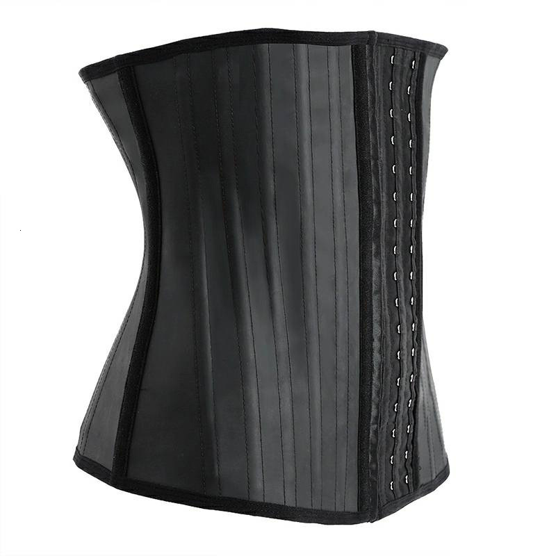 Women's Shapers Latex waist trainer 25 steel bone shaped women's tight corset with body girl weight loss sports belly with underwear Plus si