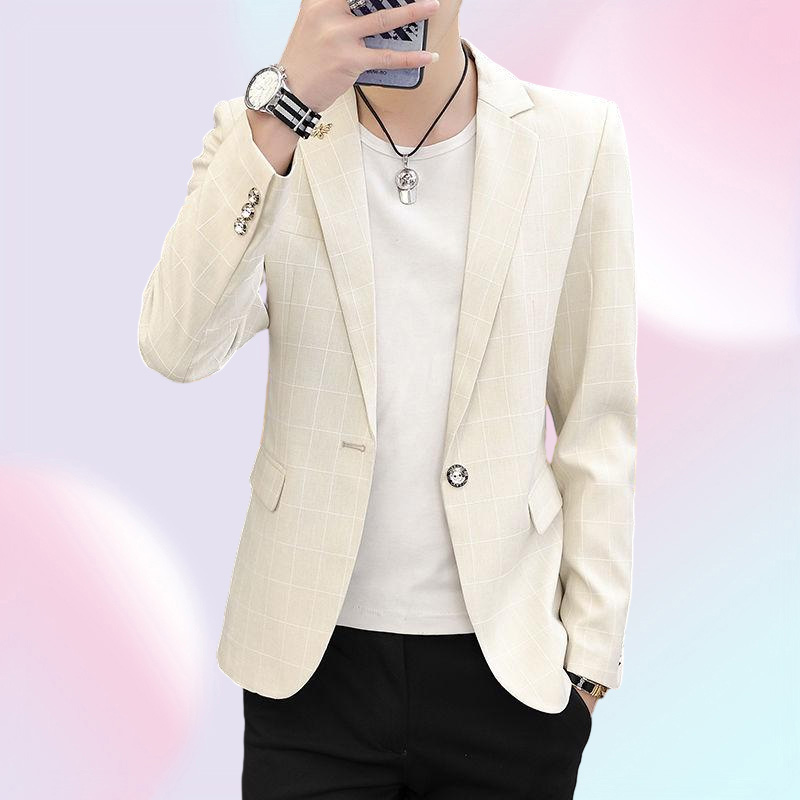 Men039s Suits Blazers Men39s Blazer Fashion Spring Summer Clothing Male Suit Jacket Casual Slim Fit Fancy Party Singer Bla