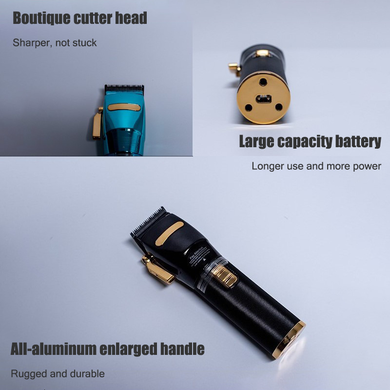 Hair Trimmer Professional Hair Clipper for Men's Hair Salon Push White Bald Retro Oil Head Hair Trimmer Shaver Wireless Hair Cutting Machine 2304