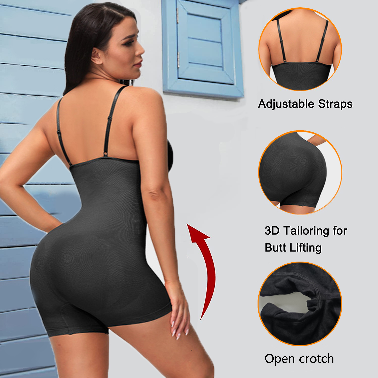 Women's Shapers Full body shaping for women shaping buttocks lifting buttocks push ups abdominal control weight loss abdominal and abdominal cont