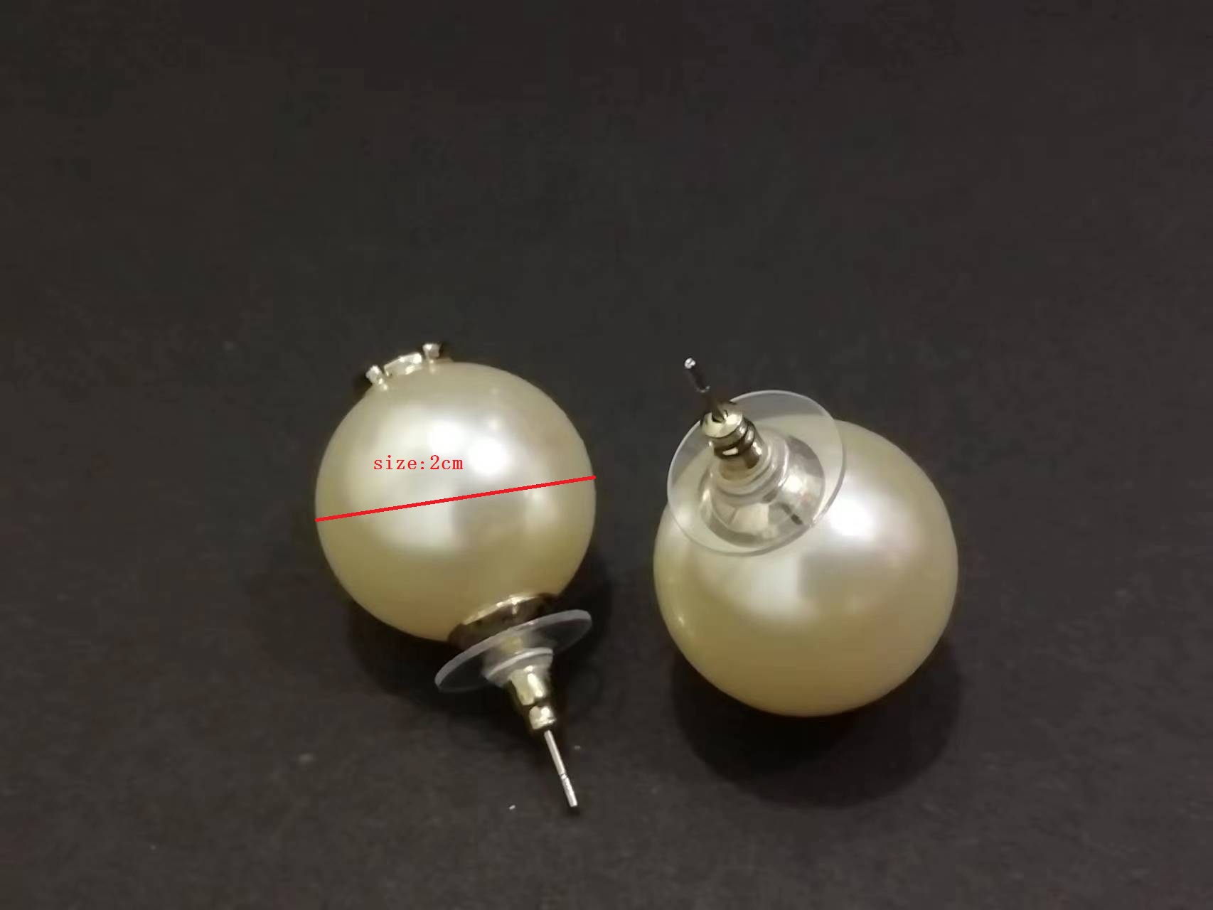 Fashion Big Pearl Stud Earring Aretes Orecchini Designer Errings for Wparty Wedding Lovers Gift Jewelry with Bag or Box