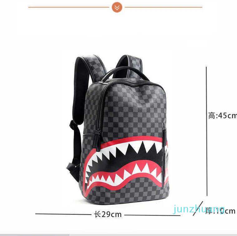 Backpacks designer Men's Backpack Travel handbag Fashion Lattice Backpack 55 Schoolbag Large Capacity Shark Bag Street Man Bookbag 221012, Black
Backpacks designer Men's Backpack Travel handbag Fashion Lattice Backpack 55 Schoolbag Large Capacity Shark Bag Street Man Bookbag 221012, Black