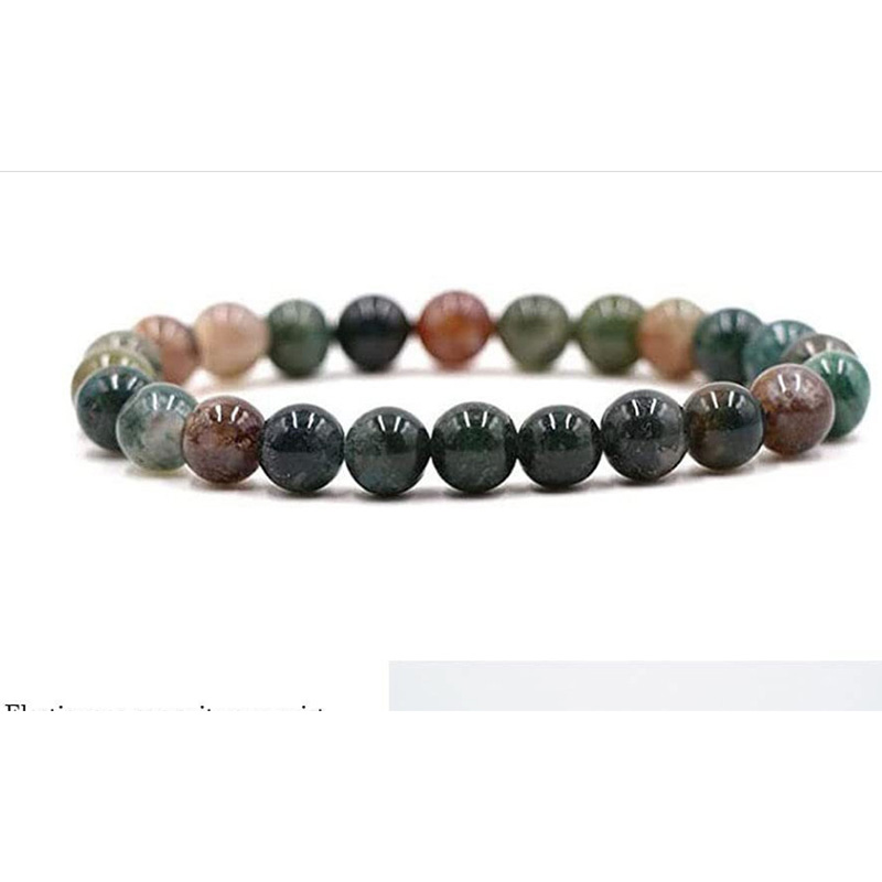 8mm Natural Strands Charms Bracelets Beads Men's Women's Natural stone Strands Bracelet For Fashion Jewelry Crafts