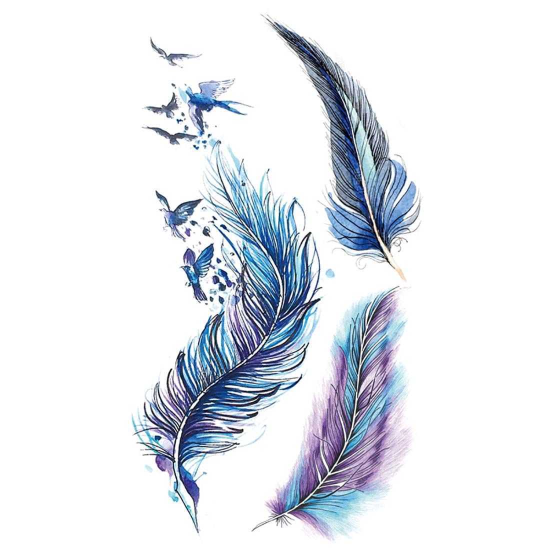 5 PC Temporary Tattoos Tattoo Stickers Female Sexy Waterproof Men Women Lasting Temptation Dirty Word Alternative Text Stickers Leg Body Art Accessory