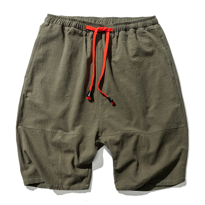Men's Shorts Summer Style Men's Cotton Linen Shorts Bloomer Men's Loose Linen Shorts Street Shorts ABZ398 230404