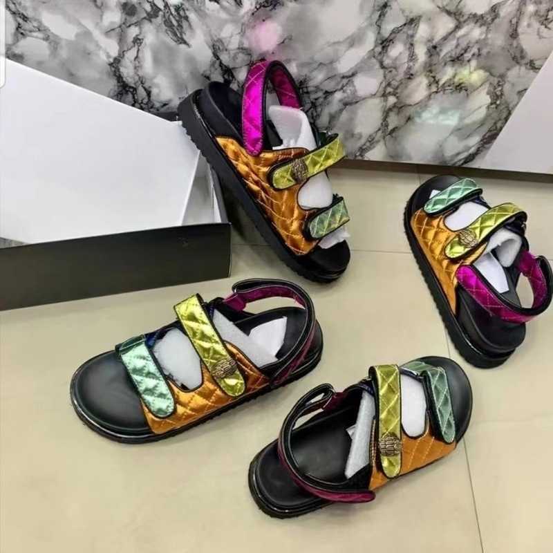 2022 Women Luxurys Famous Designers Sandals Round Head Sandal Womens Large Colorful Thick Bottom Beach Slides Flip Flops, Color
2022 Women Luxurys Famous Designers Sandals Round Head Sandal Womens Large Colorful Thick Bottom Beach Slides Flip Flops, Color