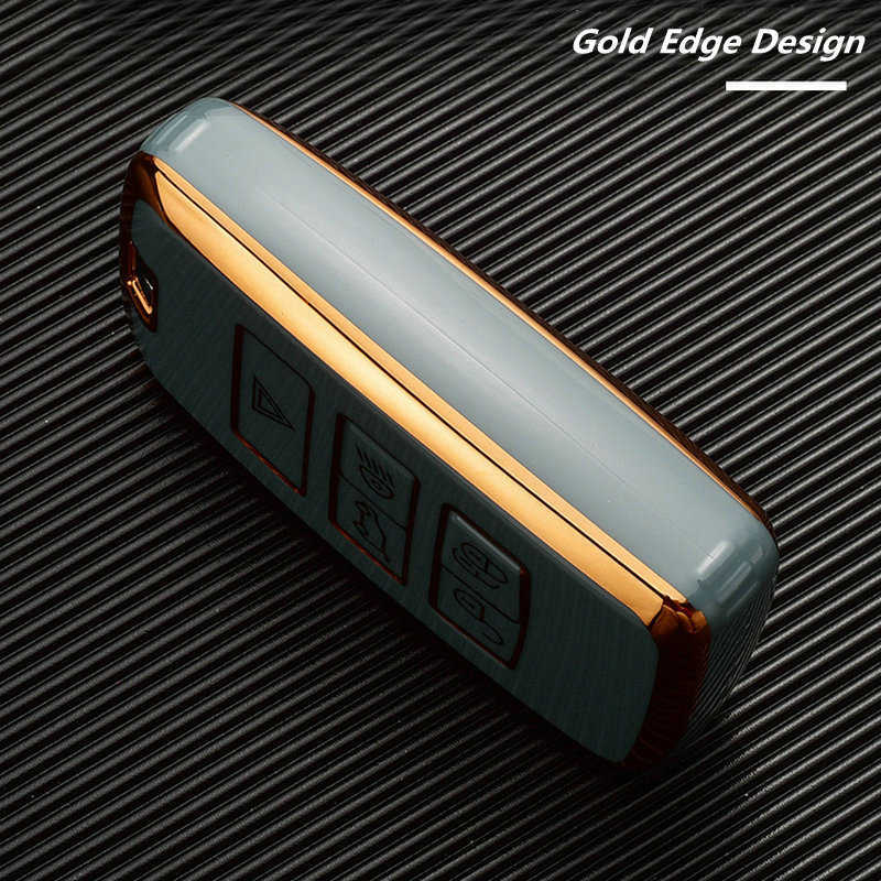 Car Key Plating TPU Car Key Cover Case Ring for Land Rover Range Rover Discovery 5 Sport for JAGUAR XE XF XJ F E-Pace F-Pace Accessories 2024 H250113