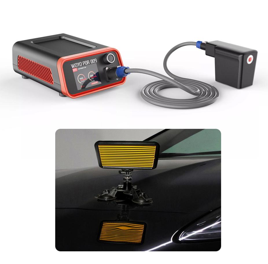 WOYO PDR009 1500W Dent Removalrepair machine dent detector lamp board tool set box pdr for aluminum body