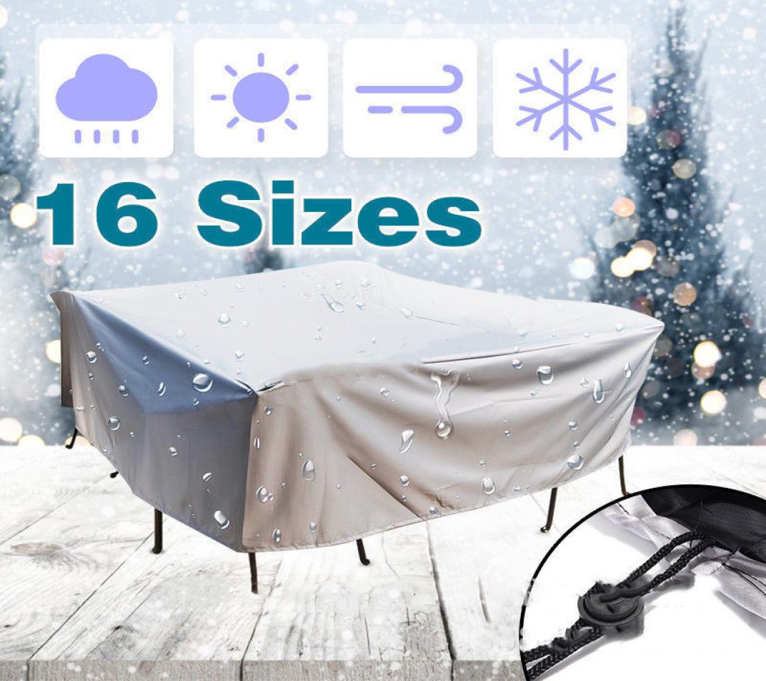 20Size Outdoor Waterproof Dust Proof Covers Furniture Sofa Chair Table Cover Garden Patio Protector Rain Snow Protect Covers T2001