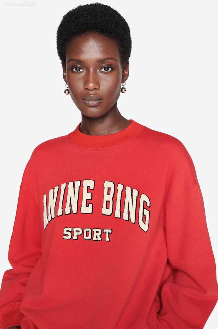 Anine Bing Women Fashion Classic Cotton Sweatshirt Ab New Letter Embroidered Loose Fleece Sweater Hoodies Pullover, Red
Anine Bing Women Fashion Classic Cotton Sweatshirt Ab New Letter Embroidered Loose Fleece Sweater Hoodies Pullover, Red
