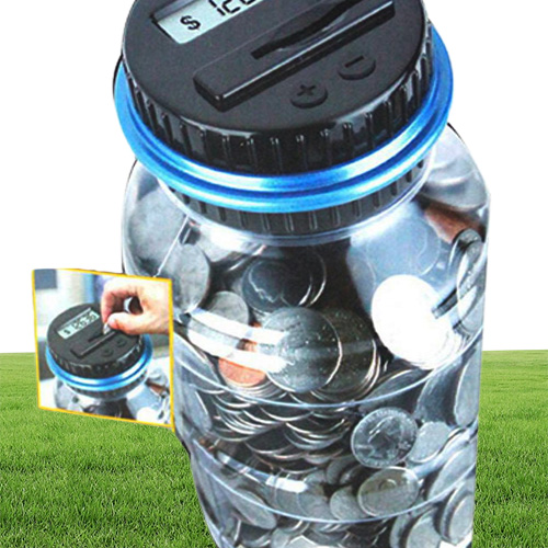 New Creative Digital Money Box Electronic USD Coin Counter Piggy Bank Money Saving Jar Gift With LCD Screen 2908681