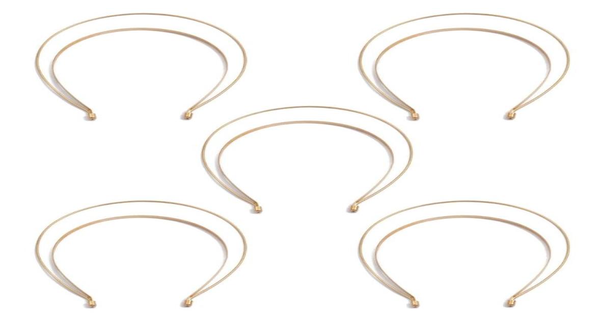 Hair Clips Barrettes E56A Lolita Double Layer Crown Hoop Gothic Headband Metal Godness Headbands Halloween Costume DIY Tiara Mat