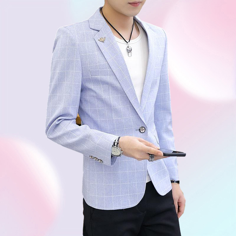 Men039s Suits Blazers Men39s Blazer Fashion Spring Summer Clothing Male Suit Jacket Casual Slim Fit Fancy Party Singer Bla