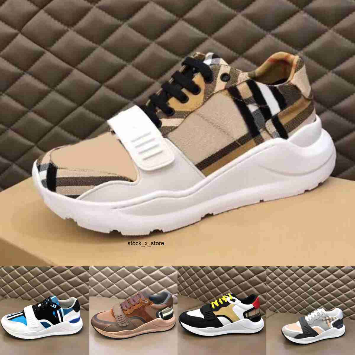 Casual Platform Cotton Striped Vintage burbrerys Shoes Nylon Suede Trainers Designer Shoe Beige Panelled Sneakers Low-Top Sneaker With box size 35-45, Color 1
Casual Platform Cotton Striped Vintage burbrerys Shoes Nylon Suede Trainers Designer Shoe Beige Panelled Sneakers Low-Top Sneaker With box size 35-45, Color 1