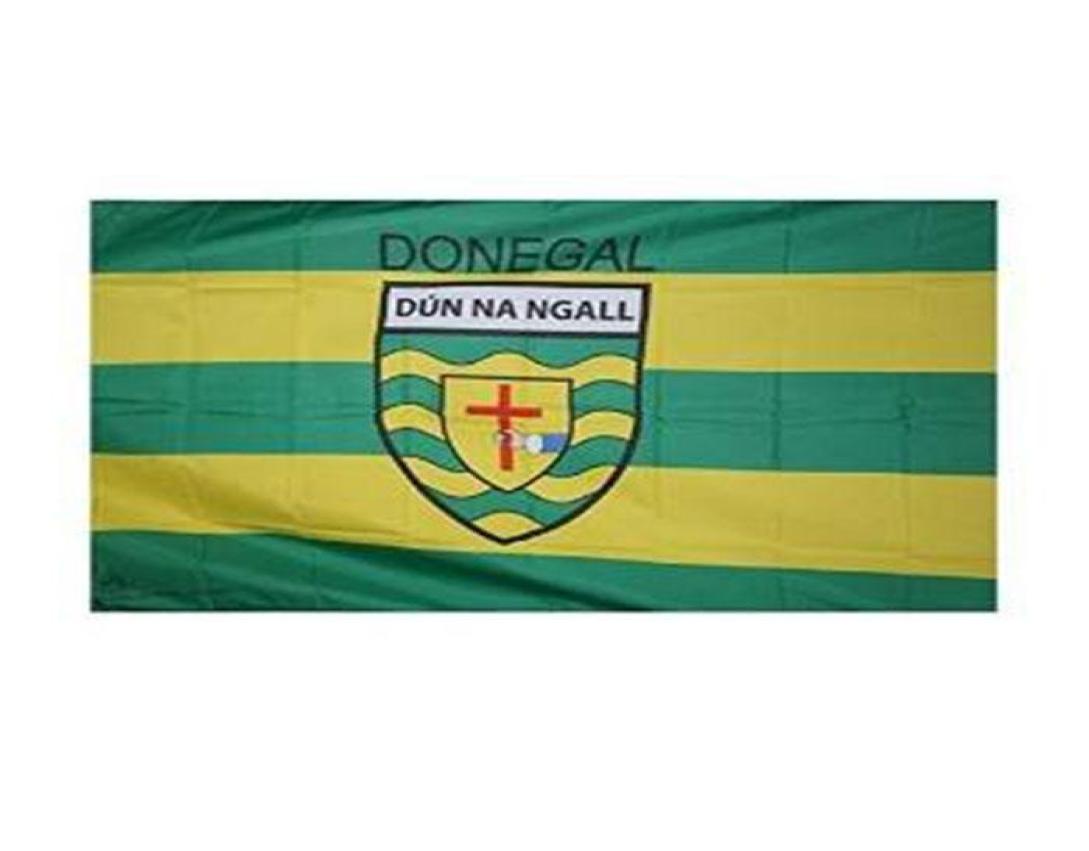 Donegal Ireland County Banner 3x5 FT 90x150cm State Flag Festival Party Gift 100D Polyester Indoor Outdoor Printed selling