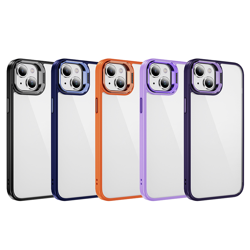 IPhone 15 14 13 Pro Max Phone Case for Apple 12 Samsung Galaxy S24 Ultra Sky Mirror Built-in Lens Kickstand 2.0 PC TPU Mobile Protective Back Bum