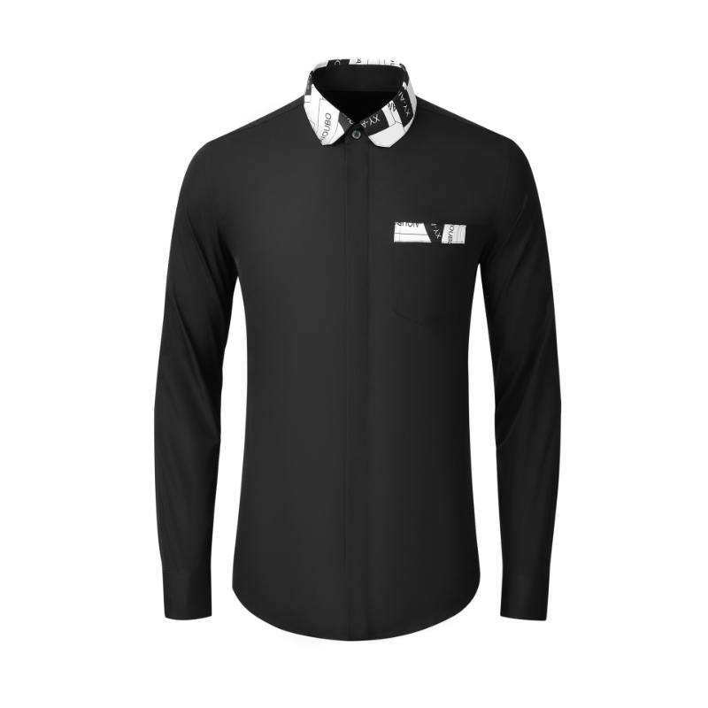 New Arrival Autumn Men's Collar Logo Print Color Contrast Panel Fashion Personality Long Sleeve Shirt Cotton Large Size M-4XL, Xy-220447b white
New Arrival Autumn Men's Collar Logo Print Color Contrast Panel Fashion Personality Long Sleeve Shirt Cotton Large Size M-4XL, Xy-220447b white