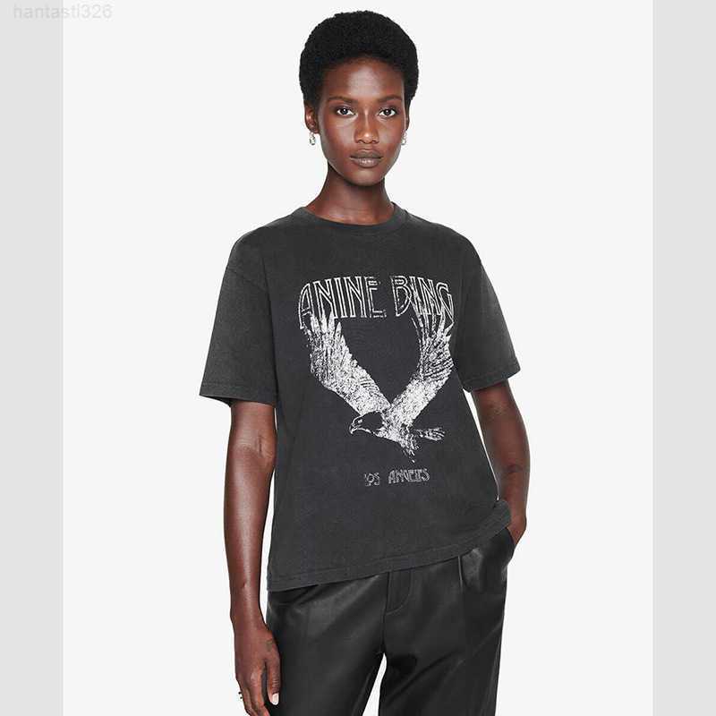 2023 Anine Bing Niche Eagle Print t Shirt Fried Snowflake Color Washing Designer Tee Women Black Short-sleeved T-shirt Tops Polos Cheap Sale Factory, Dark gray
2023 Anine Bing Niche Eagle Print t Shirt Fried Snowflake Color Washing Designer Tee Women Black Short-sleeved T-shirt Tops Polos Cheap Sale Factory, Dark gray