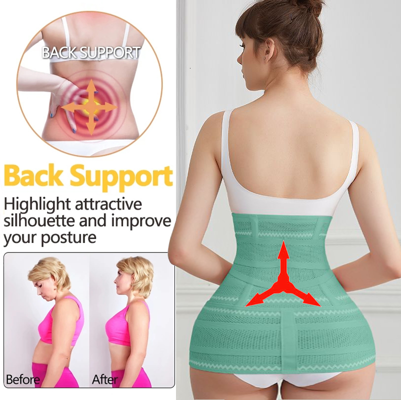 Women's Shapers Pregnant women's shoulder straps back straps tight bras strapless waist trainer body shape back shape recovery abdominal str