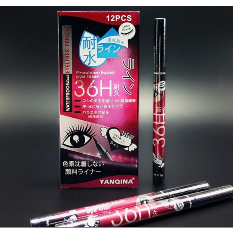 Latest 36H Waterproof Liquid Black Eyeliner Pencil Skid Resistant Eye Liner Pen for Cosmetic Makeup Home Use Quality Wholesale132
Latest 36H Waterproof Liquid Black Eyeliner Pencil Skid Resistant Eye Liner Pen for Cosmetic Makeup Home Use Quality Wholesale132