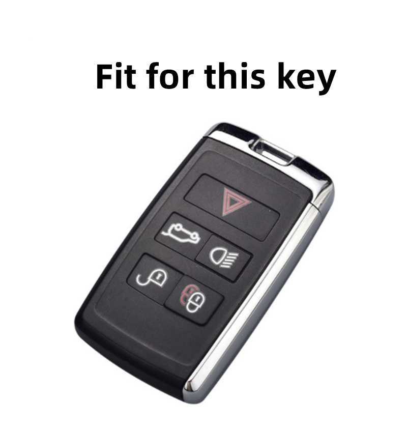Car Key Plating TPU Car Key Cover Case Ring for Land Rover Range Rover Discovery 5 Sport for JAGUAR XE XF XJ F E-Pace F-Pace Accessories 2024 H250113