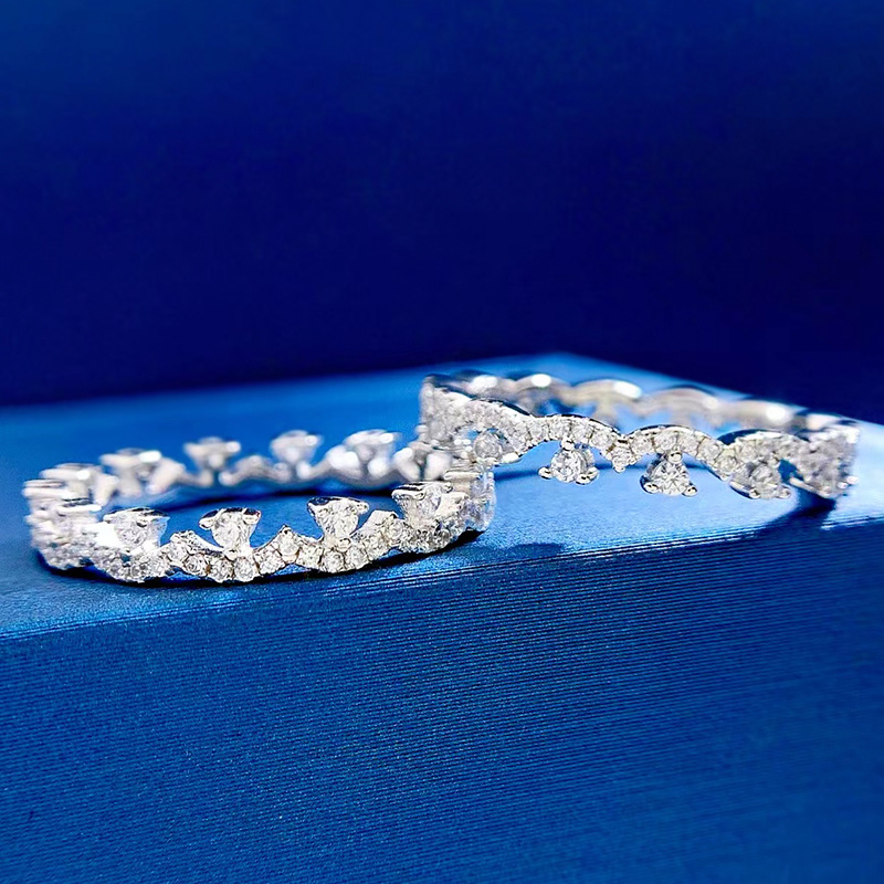 Eternity Crown Lab Diamond Ring 100% Real 925 sterling silver Party Wedding band Rings for Women Bridal Engagement Jewelry Gift
Eternity Crown Lab Diamond Ring 100% Real 925 sterling silver Party Wedding band Rings for Women Bridal Engagement Jewelry Gift