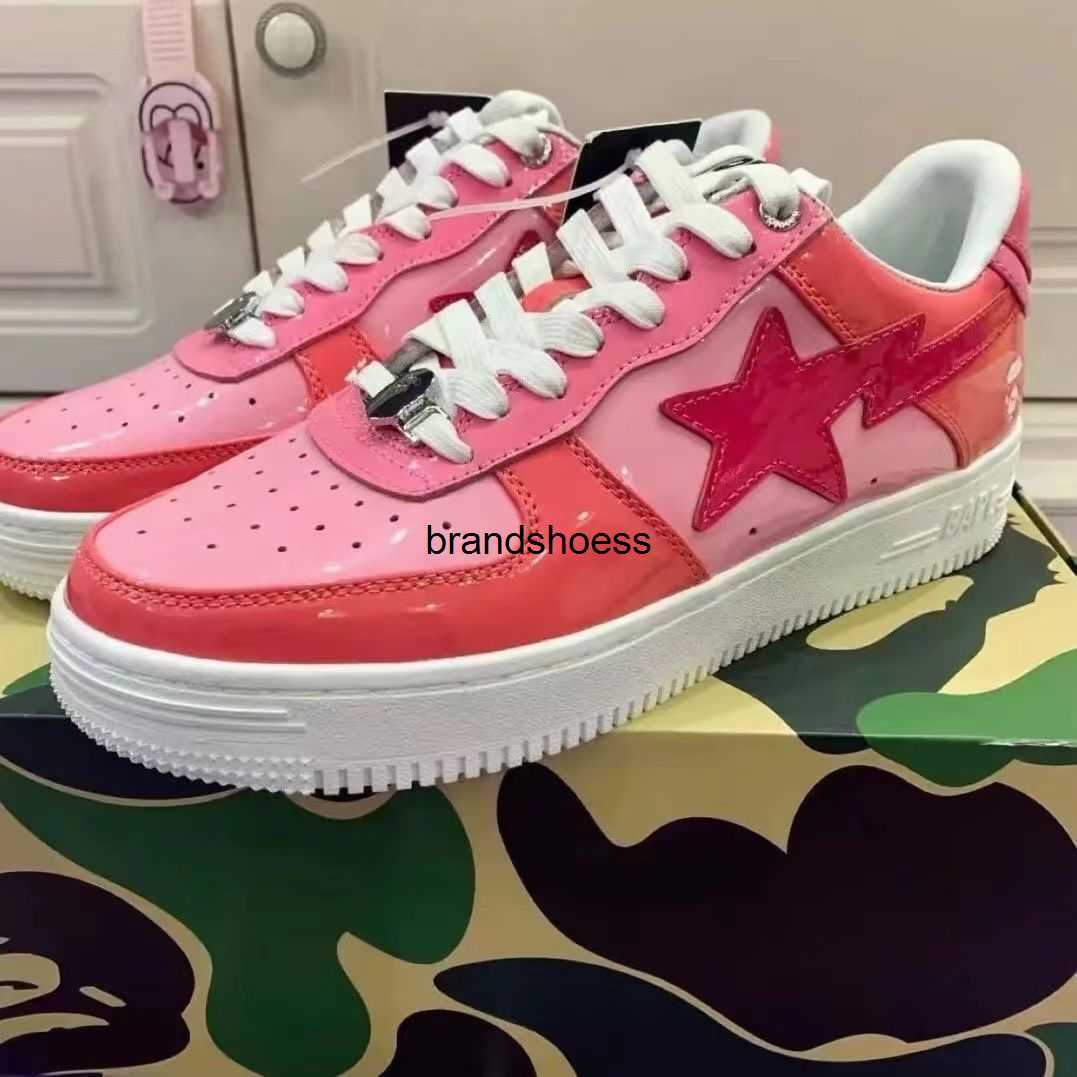 SK8 BAPESTA DUNKS Lacquer Leather Shoes vibe Contrast Meteor Pink Low Top Couple Casual Skateboarding Shoe
SK8 BAPESTA DUNKS Lacquer Leather Shoes vibe Contrast Meteor Pink Low Top Couple Casual Skateboarding Shoe