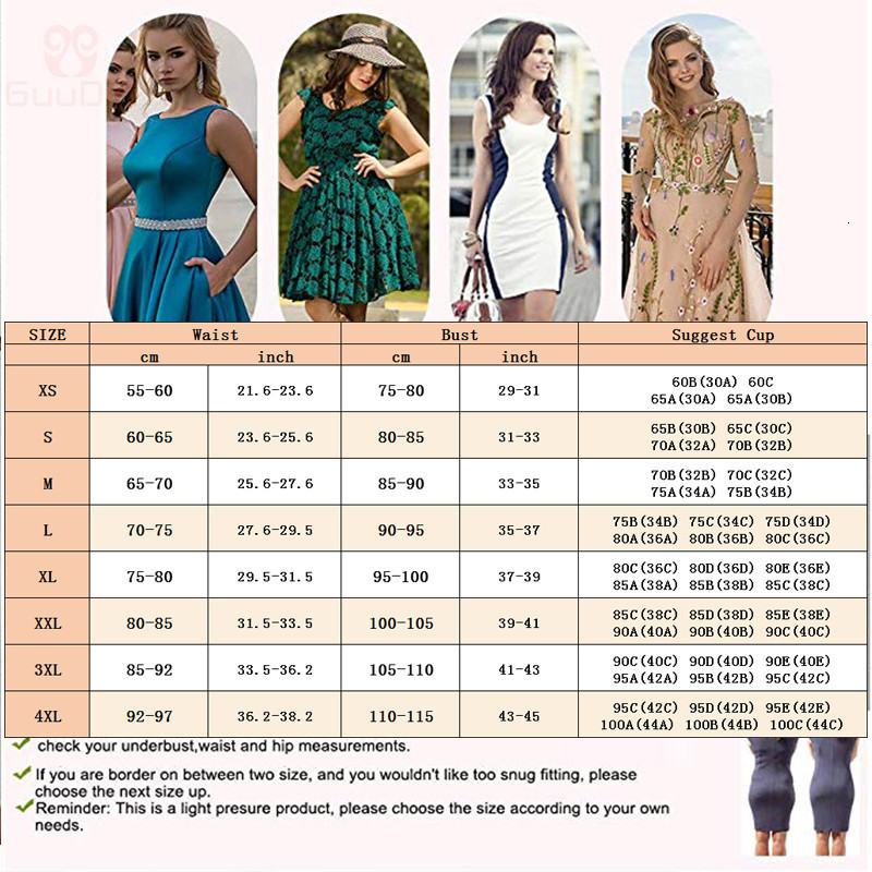 Women's Shapers GUUDIA Women's Waist Trainer Tight Fit Full Fit Seamless Abdominal Control Top Tight Fit 230404