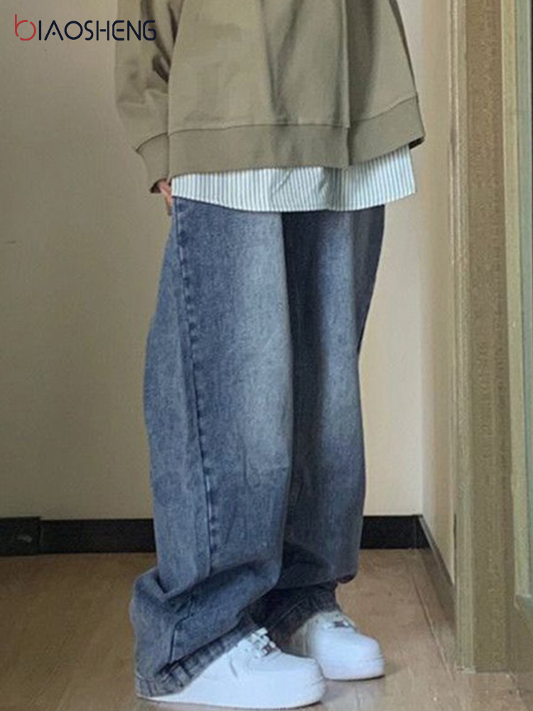 Women's Jeans Jeans Women Vintage 90S Baggy Straight Denim Trousers Y2k High Waist Loose Wide Leg Casual Long Pants Clothing Female Streetwear 23