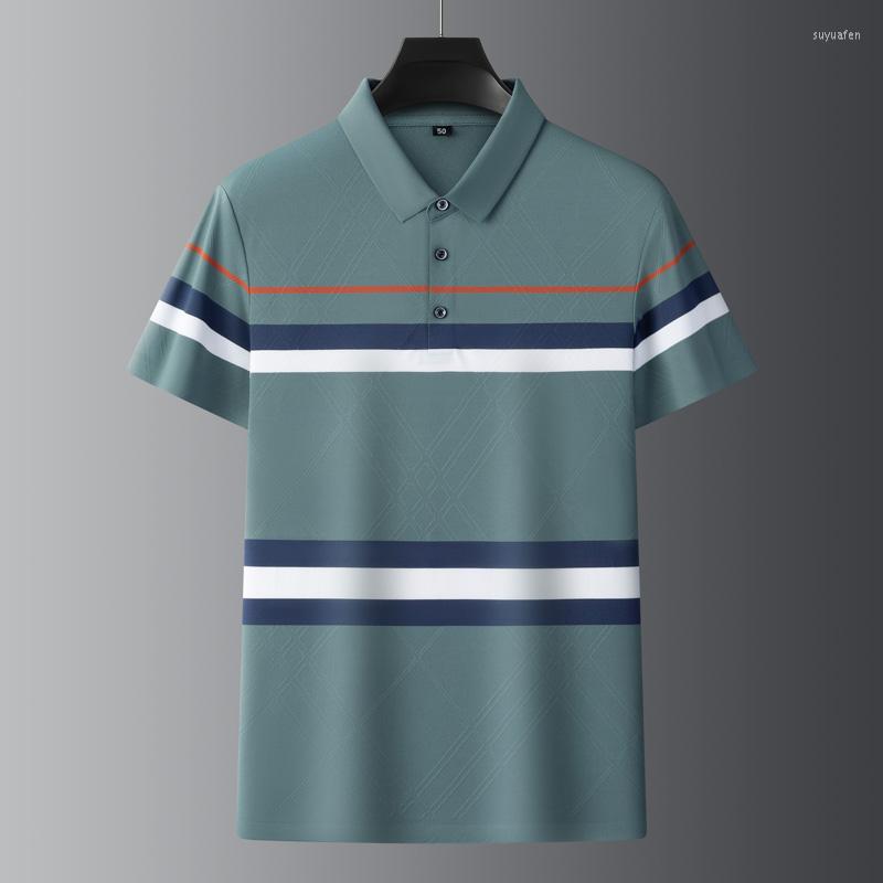 Men's Polos High-end Breathable Polo Shirt Men's Short-sleeved 2023 Summer Fashion Contrast Stripes Casual Business T-shirt Wear, Blue
Men's Polos High-end Breathable Polo Shirt Men's Short-sleeved 2023 Summer Fashion Contrast Stripes Casual Business T-shirt Wear, Blue