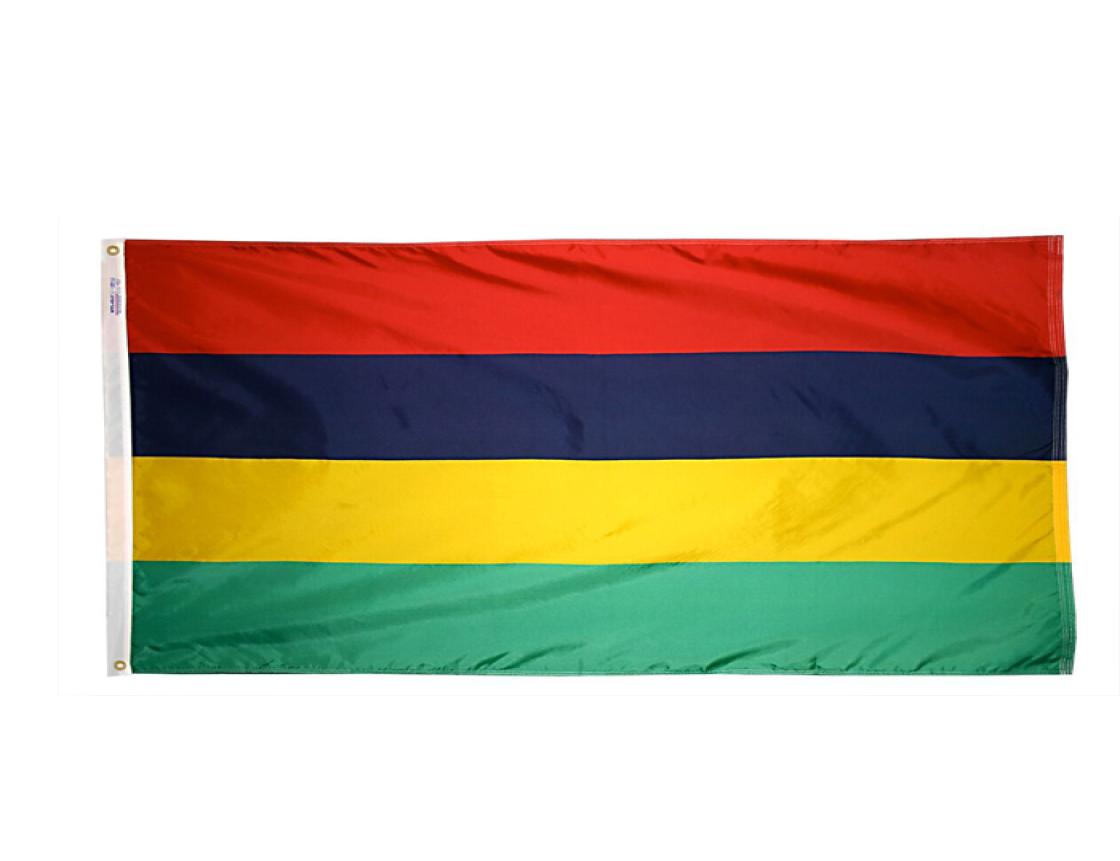 3x5ft Custom Mauritius Flag and Banner High Quality Digital Printed Polyester Advertising Outdoor Indoor Most Popular Flag