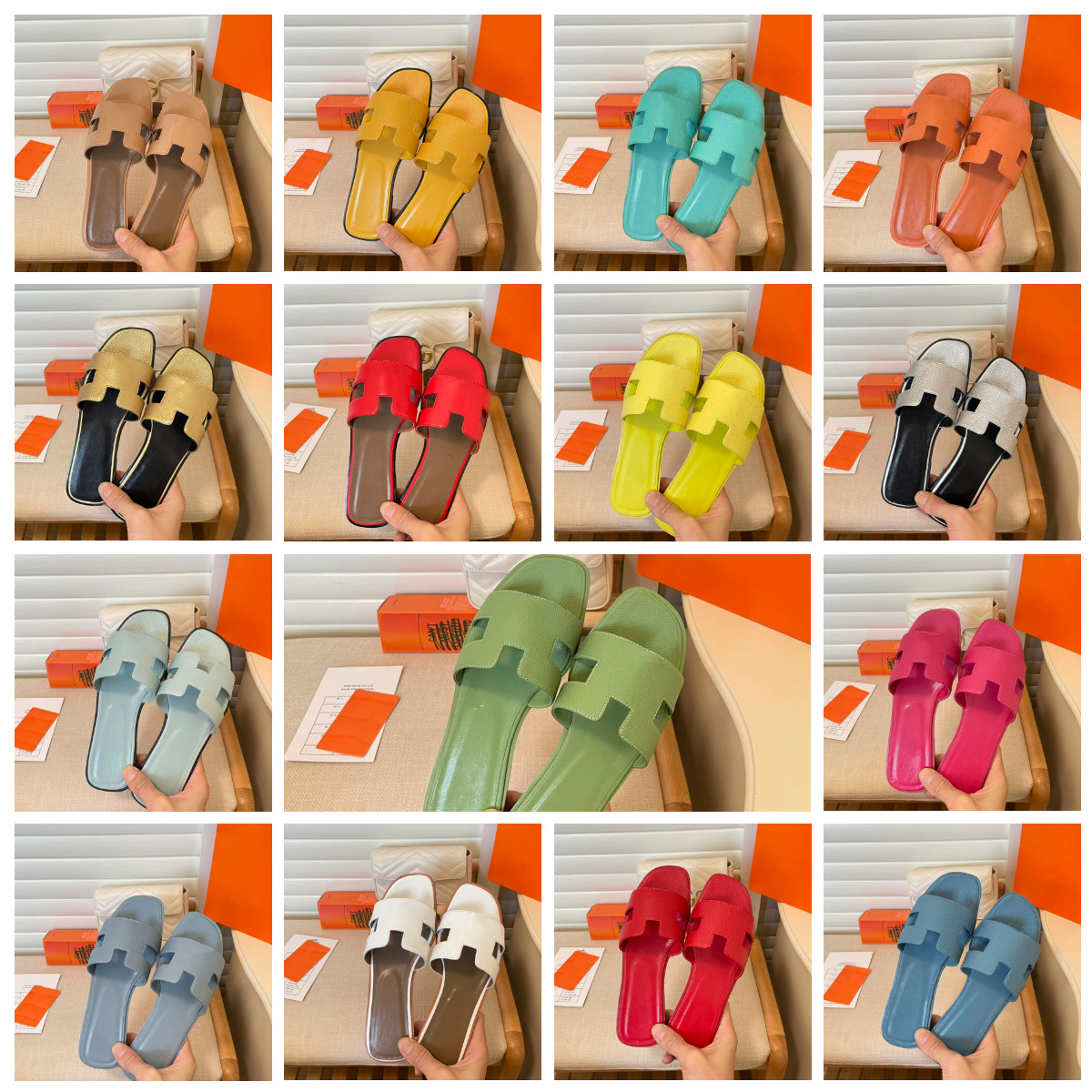 Genuine Leather Sandals H designer oran slipper womens new fashion chypre h sandal slides flt mule flat shoes fashion beach outdoor for women Ladies party slipper, Colour 3
Genuine Leather Sandals H designer oran slipper womens new fashion chypre h sandal slides flt mule flat shoes fashion beach outdoor for women Ladies party slipper, Colour 3