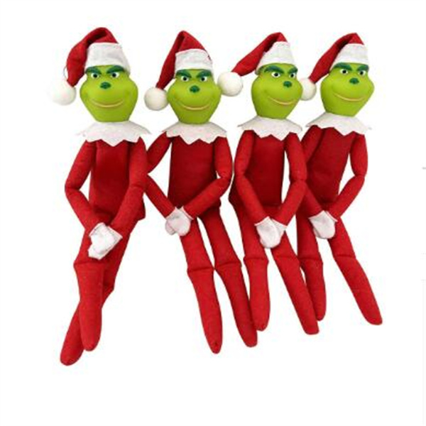 Christmas Decorations Green Monster Elf Ornament Pendant Christmas Doll Pendant Party Supply Christmas Decoration New Year GC2441