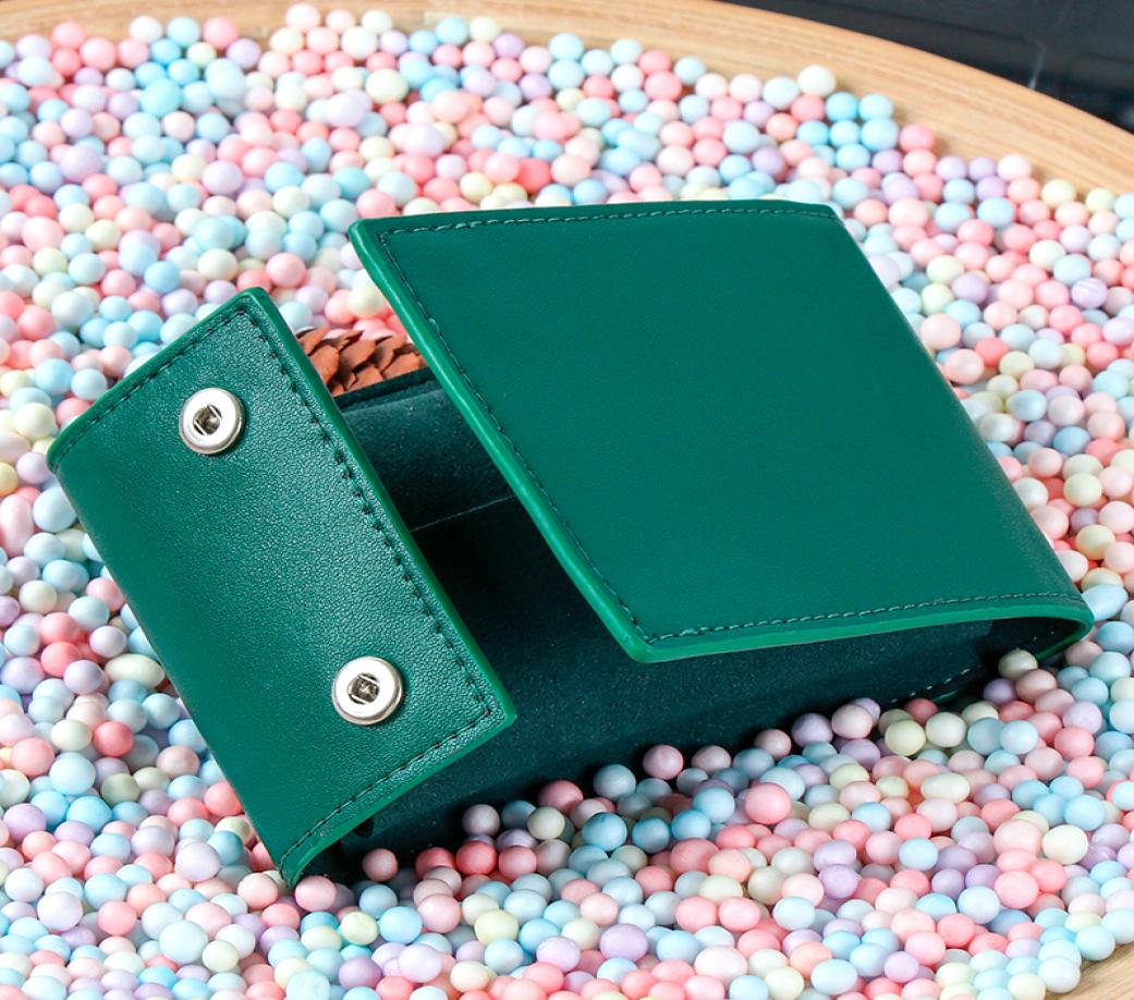 Cases Watchbag Watch boxes Faux Leather Watch Case Holder Portable Pouch for Stainless Steel Automatic Watches Green Color Gift Ro