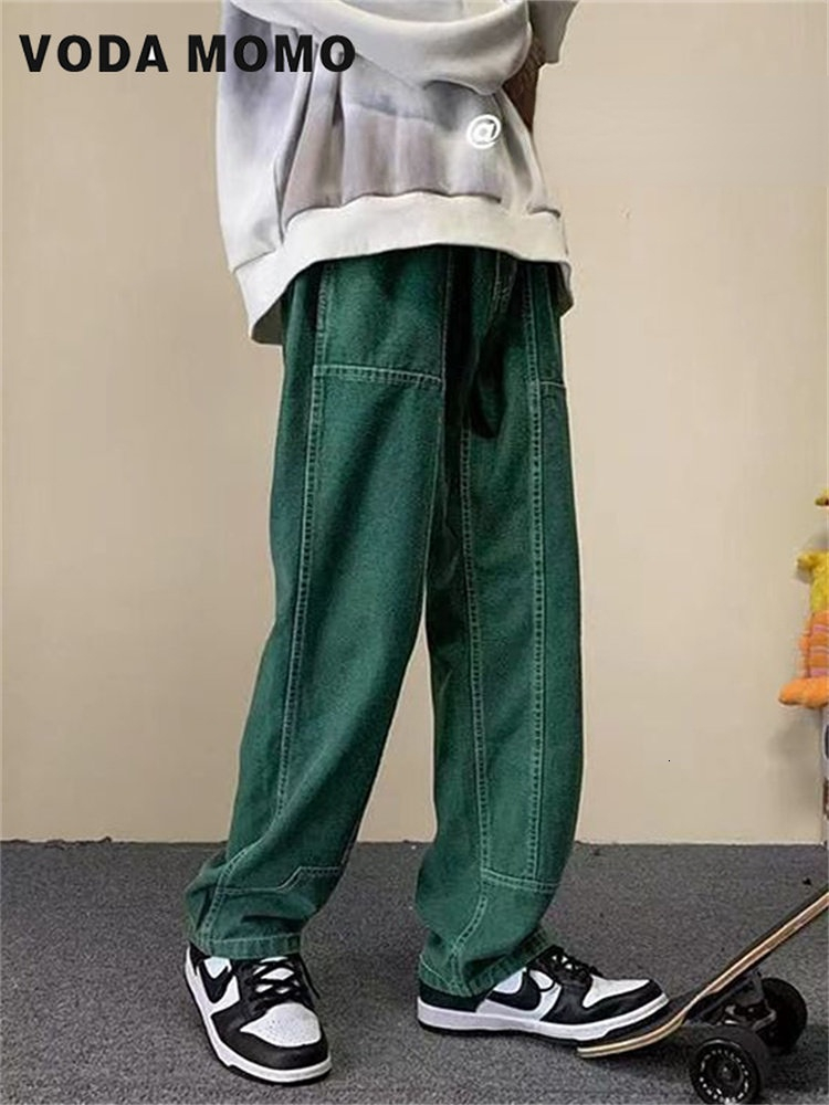 Women's Jeans Summer High Waist Wide Leg Denim Trouser Baggy Streetwear Fashion Straight Cargo Pants Retro High Street Original Stay Jeans 230404