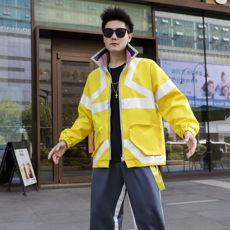 Theme Costume Cyberpunk Edge Runner David Martinez Role Play Costume Rack Collar Jacket Hoodie Zipper Coat Punk Adult Halloween 230404