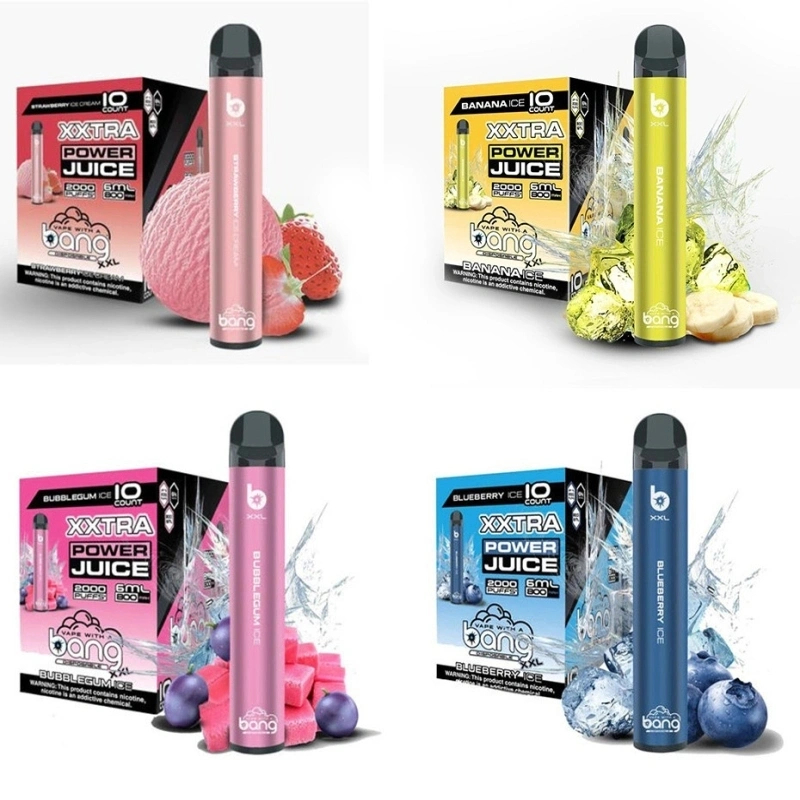 Bang XXL 2000 Puffs E Cigarette Starter Kit Disposable Vape Pen 800mAh 6ml Prefilled Pods Cartridges Portable Vaporizers Bang vapes PUFF 2000 22 Flavrs, Mixed flavrs
Bang XXL 2000 Puffs E Cigarette Starter Kit Disposable Vape Pen 800mAh 6ml Prefilled Pods Cartridges Portable Vaporizers Bang vapes PUFF 2000 22 Flavrs, Mixed flavrs