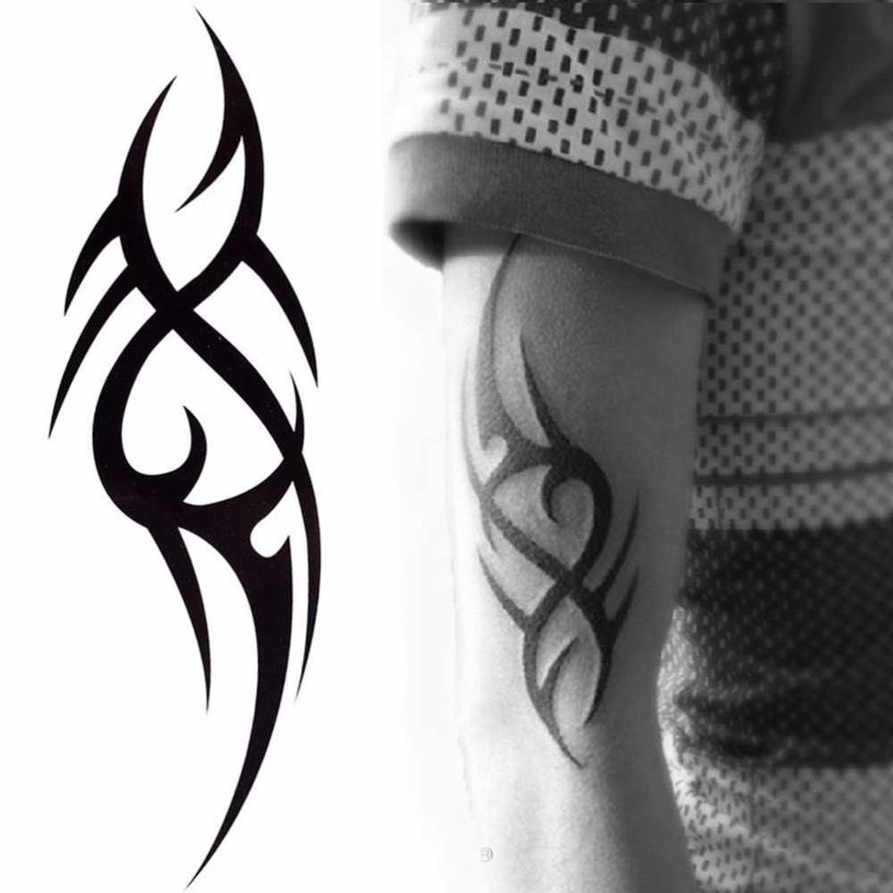 5 PC Temporary Tattoos Stylish 3D New Man's Half Sleeve Arm Temporary Totem Tattoo Stickers Body Art Tatoos Boys Beauty Tools Z0403