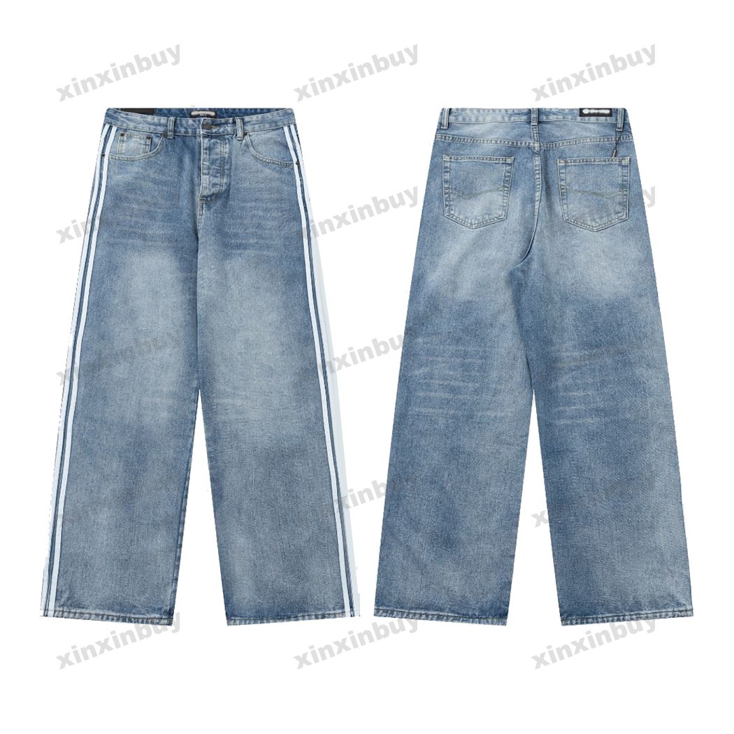 xinxinbuy Men women designer pant Sport Paris side Ribbon Wide Leg Jeans Denim Spring summer Casual pants blue khaki Grey M-3XL
xinxinbuy Men women designer pant Sport Paris side Ribbon Wide Leg Jeans Denim Spring summer Casual pants blue khaki Grey M-3XL
