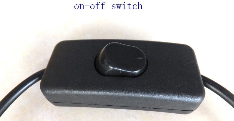 DC Power Plug Connectors 5.5x2.1mm 5.5mm 2.1mm Male to female Extension Connector Cable On/Off Switch