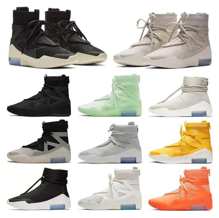 2023 Designer Shoes Fear 1 Triple Black Oatmeal Of God The Atmosphere Yellow Light Bone Sail Orange Men Outdoor Trainers Original FOG 40-46
2023 Designer Shoes Fear 1 Triple Black Oatmeal Of God The Atmosphere Yellow Light Bone Sail Orange Men Outdoor Trainers Original FOG 40-46
